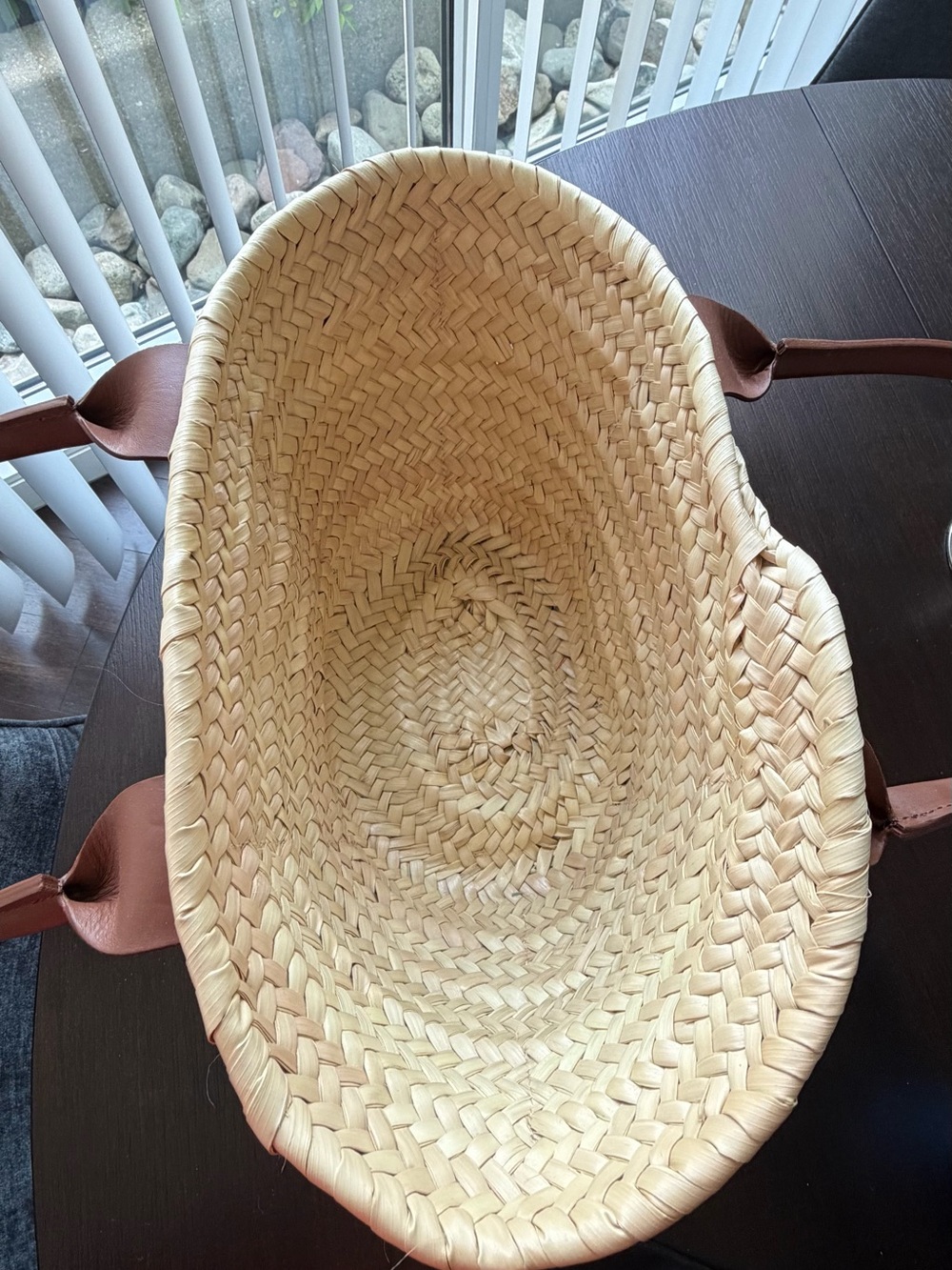 DeMellier Santorini Raffia Tote Bag - Picture 6 of 11